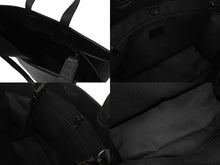 画像をギャラリービューアに読み込む, 新品未使用 LOUISVUITTON ルイヴィトン ショッパートートMM トートバッグ M13979 ブラック カウハイドレザー マッドブラック金具 中古 4b001739