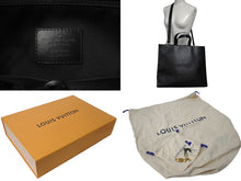 画像をギャラリービューアに読み込む, 新品未使用 LOUISVUITTON ルイヴィトン ショッパートートMM トートバッグ M13979 ブラック カウハイドレザー マッドブラック金具 中古 4b001739