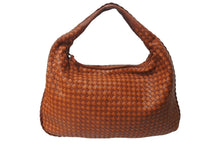 Load image into Gallery viewer, 極美品 BOTTEGA VENETA ボッテガヴェネタ イントレチャート ホーボー ハンドバッグ レザー オレンジ ワンショルダー 中古 4b001751