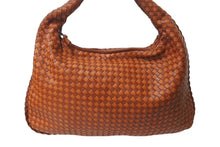 Load image into Gallery viewer, 極美品 BOTTEGA VENETA ボッテガヴェネタ イントレチャート ホーボー ハンドバッグ レザー オレンジ ワンショルダー 中古 4b001751