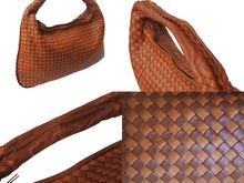 Load image into Gallery viewer, 極美品 BOTTEGA VENETA ボッテガヴェネタ イントレチャート ホーボー ハンドバッグ レザー オレンジ ワンショルダー 中古 4b001751