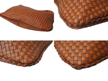 Load image into Gallery viewer, 極美品 BOTTEGA VENETA ボッテガヴェネタ イントレチャート ホーボー ハンドバッグ レザー オレンジ ワンショルダー 中古 4b001751