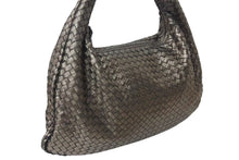 Load image into Gallery viewer, BOTTEGA VENETA ボッテガヴェネタ イントレチャート ホーボー ハンドバッグ レザー ゴールド ワンショルダー 美品 中古 4b001753
