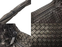 Load image into Gallery viewer, BOTTEGA VENETA ボッテガヴェネタ イントレチャート ホーボー ハンドバッグ レザー ゴールド ワンショルダー 美品 中古 4b001753