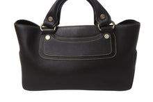画像をギャラリービューアに読み込む, CELINE セリーヌ ハンドバッグ CE00/35 ブラウン レザー シルバー金具 イタリア製 美品 中古 4b001758