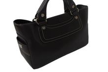 画像をギャラリービューアに読み込む, CELINE セリーヌ ハンドバッグ CE00/35 ブラウン レザー シルバー金具 イタリア製 美品 中古 4b001758