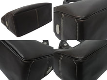 画像をギャラリービューアに読み込む, CELINE セリーヌ ハンドバッグ CE00/35 ブラウン レザー シルバー金具 イタリア製 美品 中古 4b001758