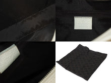 画像をギャラリービューアに読み込む, 極美品 GUCCI グッチ チェーンショルダーバッグ 001 3873 3754 キャンバス レザー ベージュ ホワイト 中古 4b001770