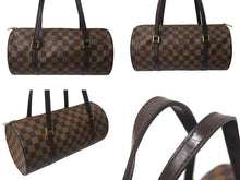 Load image into Gallery viewer, LOUIS VUITTON ルイヴィトン ハンドバッグ パピヨン30 ダミエキャンバス N51303 ブラウン ゴールド金具 良品 中古 4b001774
