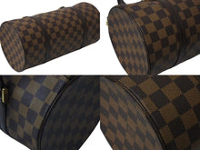 Load image into Gallery viewer, LOUIS VUITTON ルイヴィトン ハンドバッグ パピヨン30 ダミエキャンバス N51303 ブラウン ゴールド金具 良品 中古 4b001774