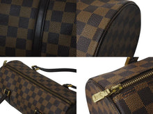 Load image into Gallery viewer, LOUIS VUITTON ルイヴィトン ハンドバッグ パピヨン30 ダミエキャンバス N51303 ブラウン ゴールド金具 良品 中古 4b001774