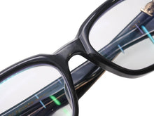 画像をギャラリービューアに読み込む, CHROME HEARTS クロムハーツ FOTI H.T.2 フォティ メガネ 18KGP プラスチック ブラック ゴールド サイズ54◻︎20 美品 中古 4b001785