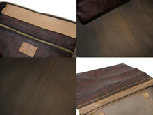 画像をギャラリービューアに読み込む, ETRO エトロ ボストンバッグ ショルダーバッグ 2WAY 1008490 ペイズリー柄 総柄 ブラウン レザー ゴールド金具 美品 中古 4b001801