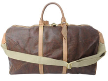 画像をギャラリービューアに読み込む, ETRO エトロ ボストンバッグ ショルダーバッグ 2WAY 1008490 ペイズリー柄 総柄 ブラウン レザー ゴールド金具 美品 中古 4b001801