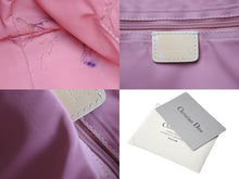 Load image into Gallery viewer, Christian Dior クリスチャンディオール ハンドバッグ BOD0094 トロッター キャンバス ピンク ホワイト レディース 良品 中古 4b001802