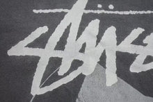 画像をギャラリービューアに読み込む, STUSSY x i-D ステューシー コラボレーション ワールドツアー 半袖Tシャツ グレー ウォッシュ 中古 4b001804