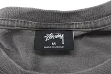 画像をギャラリービューアに読み込む, STUSSY x i-D ステューシー コラボレーション ワールドツアー 半袖Tシャツ グレー ウォッシュ 中古 4b001804