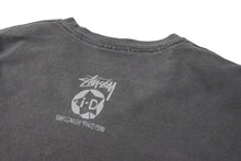 画像をギャラリービューアに読み込む, STUSSY x i-D ステューシー コラボレーション ワールドツアー 半袖Tシャツ グレー ウォッシュ 中古 4b001804