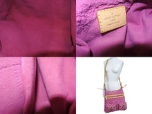 画像をギャラリービューアに読み込む, LOUIS VUITTON ルイヴィトン ハンドバッグ ワンショルダー バギーGM モノグラムデニム M95210 ピンク ゴールド金具 美品 中古 4b001811