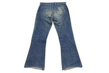 画像をギャラリービューアに読み込む, CHROME HEARTS クロムハーツ フレアニー デニムパンツ サイズ34x32 クロスボール インディゴブルー コットン シルバ−925 美品 中古 4b001812