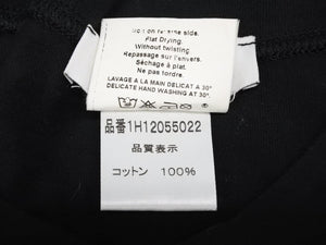 Christian Dior クリスチャン ディオール CD Tシャツ smily スマイリー フェイスプリント サイズ 38 ブラック ガリアーノ期 1H12055022 中古 4b001813