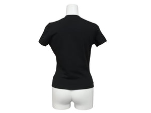 Christian Dior クリスチャン ディオール CD Tシャツ smily スマイリー フェイスプリント サイズ 38 ブラック ガリアーノ期 1H12055022 中古 4b001813