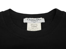 Load image into Gallery viewer, Christian Dior クリスチャン ディオール CD Tシャツ smily スマイリー フェイスプリント サイズ 38 ブラック ガリアーノ期 1H12055022 中古 4b001813