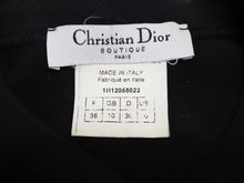 Load image into Gallery viewer, Christian Dior クリスチャン ディオール CD Tシャツ smily スマイリー フェイスプリント サイズ 38 ブラック ガリアーノ期 1H12055022 中古 4b001813