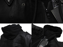 画像をギャラリービューアに読み込む, 極美品 HARLEYDAVIDSON ハーレーダビッドソン Potomac 3-in-1レザージャケット 9800122VM サイズM ブラック 中古 4b001832