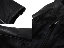 画像をギャラリービューアに読み込む, HARLEY-DAVIDSON ハーレーダビットソン ライダースジャケット レザージャケット ブラック レザー L メンズ 美品 中古 4b001835