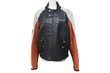 画像をギャラリービューアに読み込む, 極美品 HARLEY-DAVIDSON ハーレーダビットソン ライダースジャケット ブラック グレー ブラウン レザー M メンズ 中古 4b001837