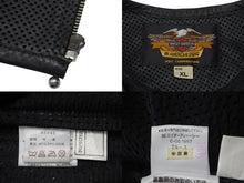 画像をギャラリービューアに読み込む, HARLEY-DAVIDSON ハレーダビットソン レザー ベスト フルジップ アップ 牛革 リアルレザー vintage ヴィンテージ 美品 中古 4b001845