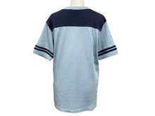 画像をギャラリービューアに読み込む, HYSTERIC GLAMOUR ヒステリックグラマー 半袖リンガーTシャツ 2CT-4900 フリーサイズ スターモチーフ ブルー ネイビー 美品 中古 4b001846