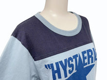 画像をギャラリービューアに読み込む, HYSTERIC GLAMOUR ヒステリックグラマー 半袖リンガーTシャツ 2CT-4900 フリーサイズ スターモチーフ ブルー ネイビー 美品 中古 4b001846