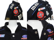 画像をギャラリービューアに読み込む, JH DESIGN スタジャン M＆M’s ロゴ ワッペン コットン レーシングジャケット vintage ヴィンテージ RN76599 ブラック 中古 4b001847