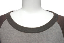 Load image into Gallery viewer, hysteric glamour ヒステリック グラマー ラグラン 長袖 Tシャツ 2CL-5620 00s グレー ブルー コットン 中古 4b001854