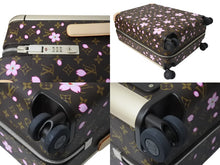 画像をギャラリービューアに読み込む, 新品同様 LOUIS VUITTON ルイヴィトン ホライゾン 55 スーツケース キャリーバッグ M13788 モノグラム チェリーブロッサム 桜 村上隆 中古 4b001857