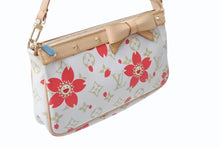 Load image into Gallery viewer, 新品同様 LOUIS VUITTON ルイヴィトン ポシェット アクセソワール アクセサリーポーチ M92008 モノグラム チェリーブロッサム 村上隆 中古 4b001859