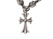 画像をギャラリービューアに読み込む, CHROME HEARTS クロムハーツ #1クロスボールタイニーCHクロス ブレスレット 重量約53.6g 全長約27cm シルバー925 美品 中古 4b001867