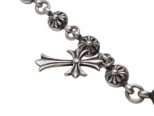 画像をギャラリービューアに読み込む, CHROME HEARTS クロムハーツ #1クロスボールタイニーCHクロス ブレスレット 重量約53.6g 全長約27cm シルバー925 美品 中古 4b001867