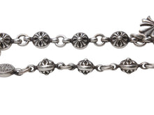 画像をギャラリービューアに読み込む, CHROME HEARTS クロムハーツ #1クロスボールタイニーCHクロス ブレスレット 重量約53.6g 全長約27cm シルバー925 美品 中古 4b001867
