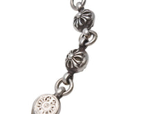 画像をギャラリービューアに読み込む, CHROME HEARTS クロムハーツ #1クロスボールタイニーCHクロス ブレスレット 重量約53.6g 全長約27cm シルバー925 美品 中古 4b001867