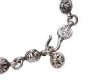画像をギャラリービューアに読み込む, CHROME HEARTS クロムハーツ #1クロスボールタイニーCHクロス ブレスレット 重量約53.6g 全長約27cm シルバー925 美品 中古 4b001867
