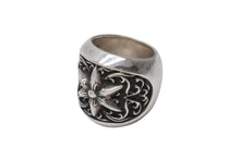 画像をギャラリービューアに読み込む, 極美品 CHROME HEARTS クロムハーツ クラシック オーバルスターリング 重量約34.2g サイズ12号 .925/2002刻印 シルバ−925 中古 4b001869