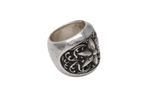 画像をギャラリービューアに読み込む, 極美品 CHROME HEARTS クロムハーツ クラシック オーバルスターリング 重量約34.2g サイズ12号 .925/2002刻印 シルバ−925 中古 4b001869