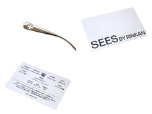 画像をギャラリービューアに読み込む, CHROME HEARTS クロムハーツ SLUNTRADICTION II メガネ 48□20-148 ハーフリム CHプラス ブラック ゴールド 度無し 美品 中古 4b001870