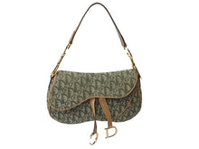 画像をギャラリービューアに読み込む, Christian Dior クリスチャンディオール トロッター ワンショルダーバッグ RU0022 キャンバス カーキ ブラウン マルチカラー 美品 中古 4b001873