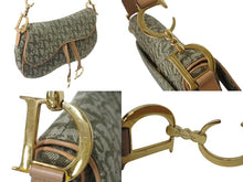 画像をギャラリービューアに読み込む, Christian Dior クリスチャンディオール トロッター ワンショルダーバッグ RU0022 キャンバス カーキ ブラウン マルチカラー 美品 中古 4b001873