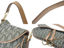 画像をギャラリービューアに読み込む, Christian Dior クリスチャンディオール トロッター ワンショルダーバッグ RU0022 キャンバス カーキ ブラウン マルチカラー 美品 中古 4b001873