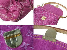 画像をギャラリービューアに読み込む, 極美品 LOUIS VUITTON ルイヴィトン ミニプリーティ ワンショルダーバッグ M95216 モノグラム デニム ピンク 中古 4b001887